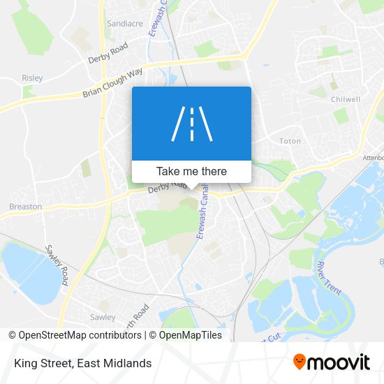 King Street map