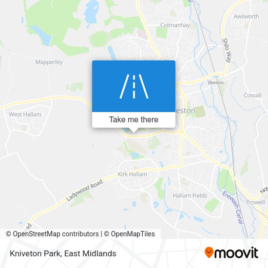 Kniveton Park map
