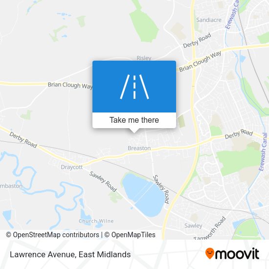 Lawrence Avenue map