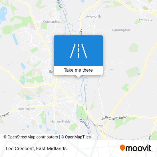 Lee Crescent map