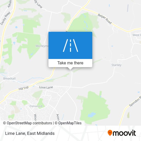 Lime Lane map