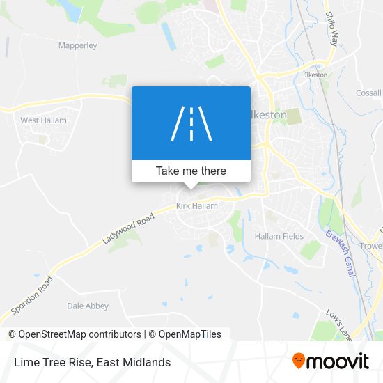 Lime Tree Rise map