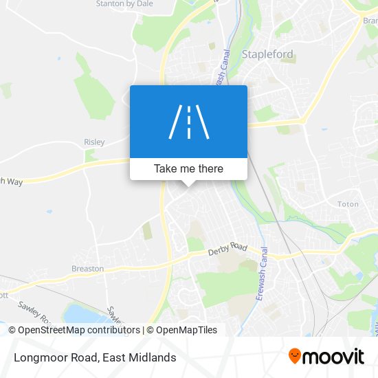 Longmoor Road map