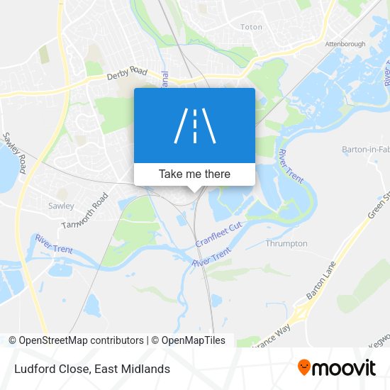 Ludford Close map