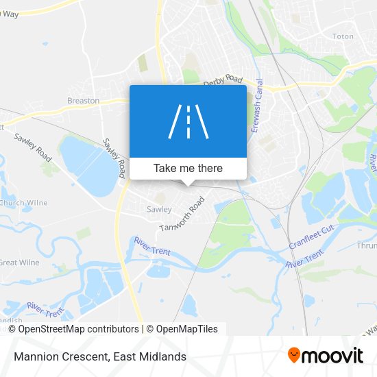 Mannion Crescent map