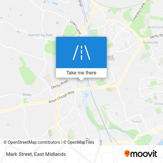 Mark Street map