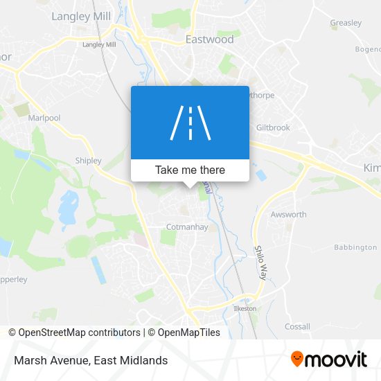 Marsh Avenue map