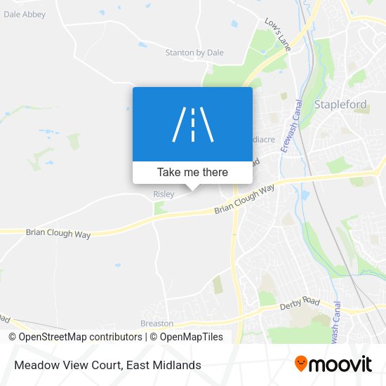 Meadow View Court map