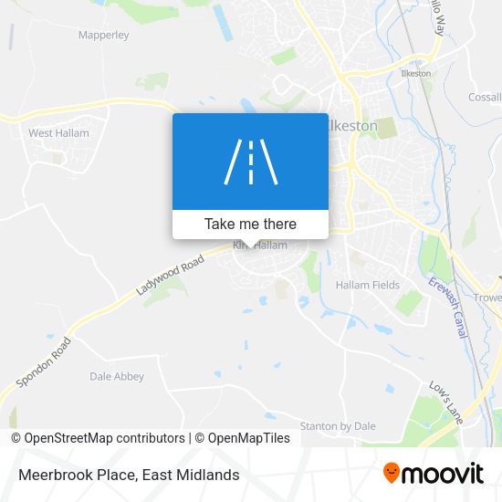 Meerbrook Place map