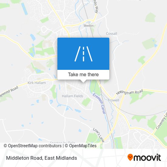 Middleton Road map