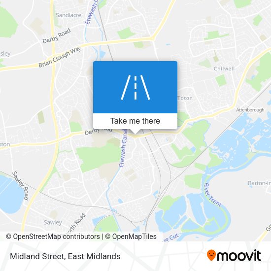 Midland Street map