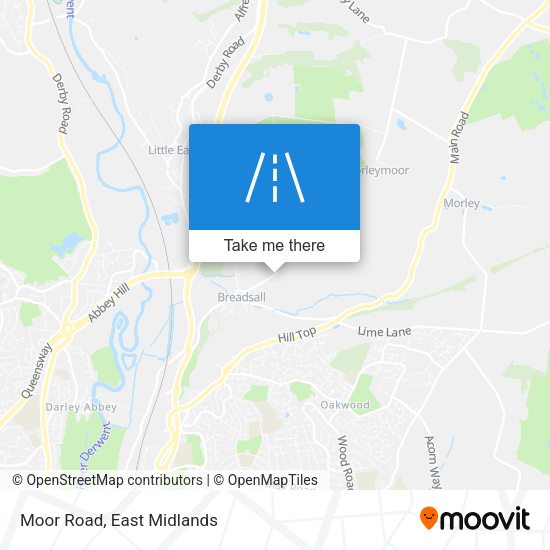 Moor Road map