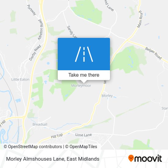 Morley Almshouses Lane map