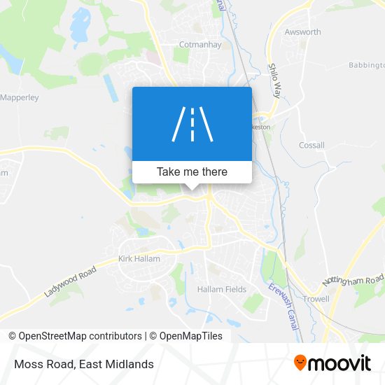 Moss Road map