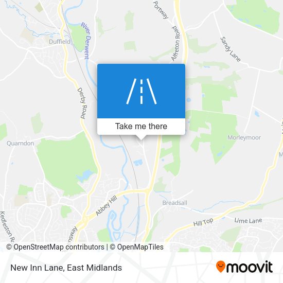 New Inn Lane map