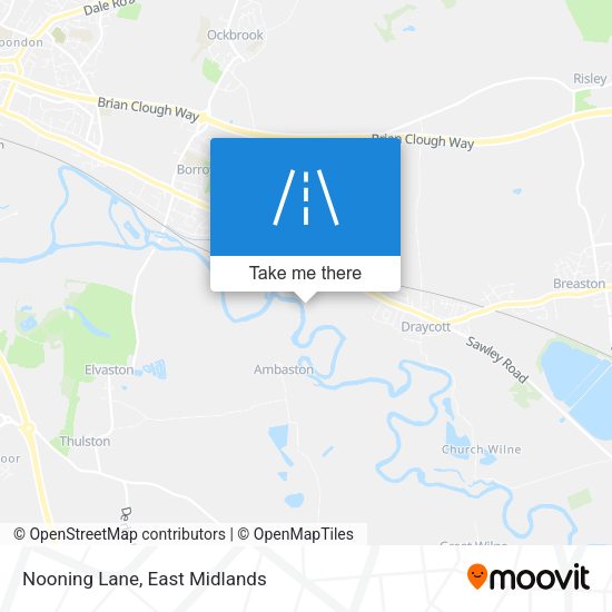 Nooning Lane map