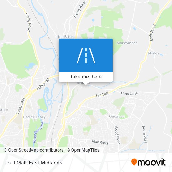 Pall Mall map