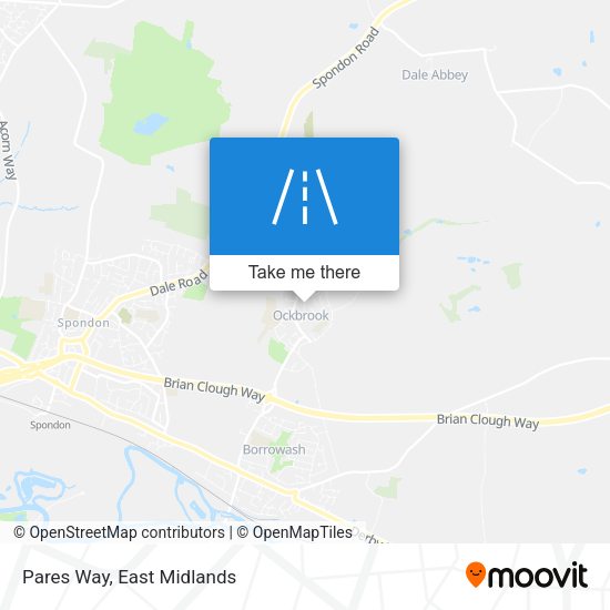 Pares Way map