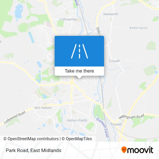 Park Road map