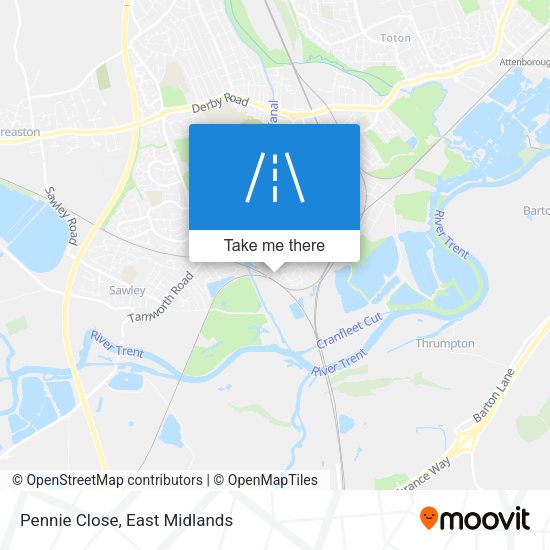 Pennie Close map