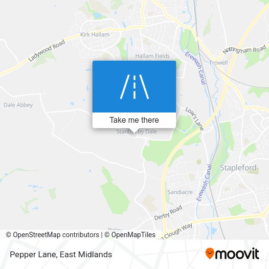 Pepper Lane map