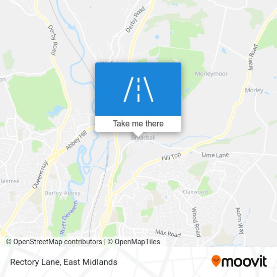 Rectory Lane map