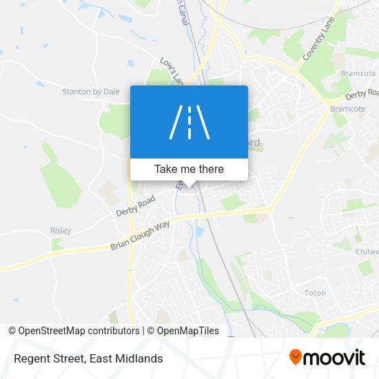 Regent Street map
