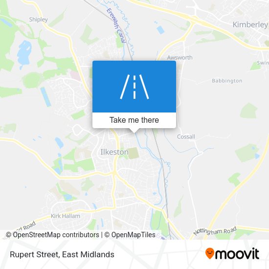 Rupert Street map