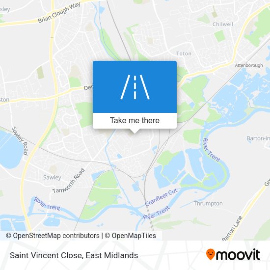 Saint Vincent Close map