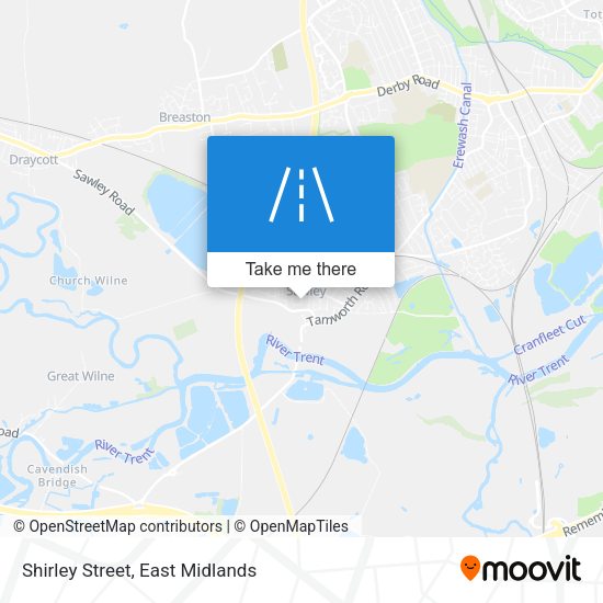 Shirley Street map