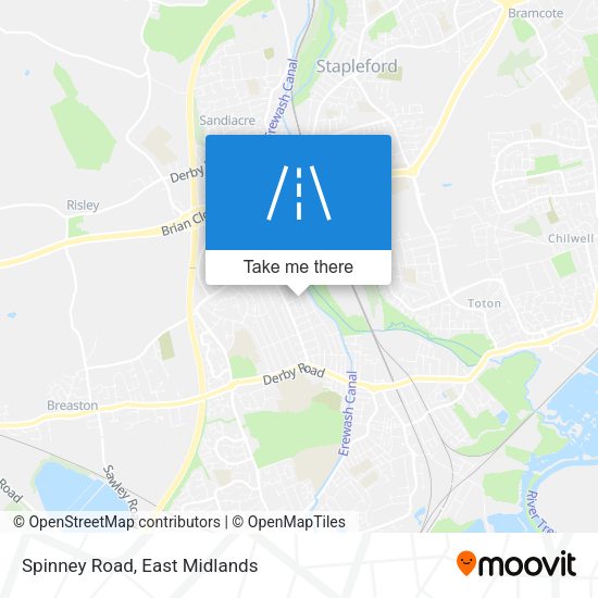 Spinney Road map