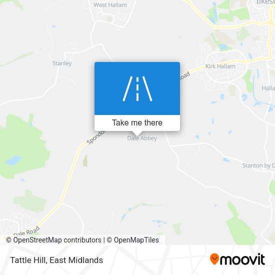 Tattle Hill map