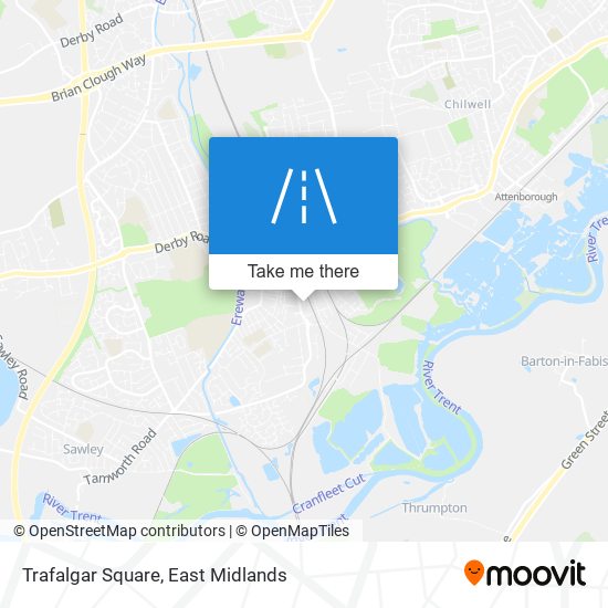 Trafalgar Square map