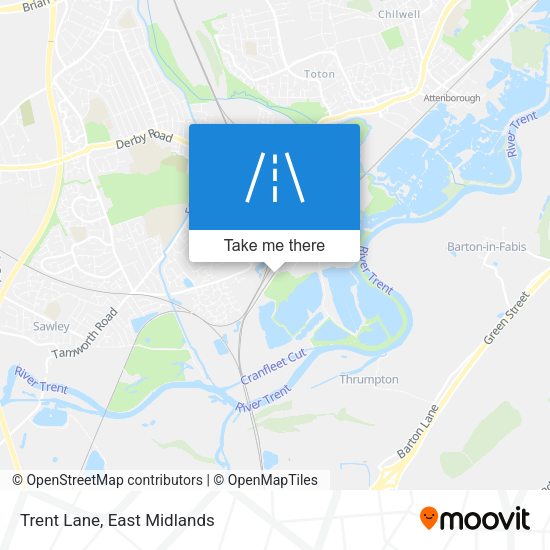 Trent Lane map
