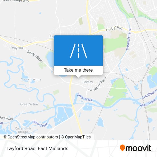 Twyford Road map