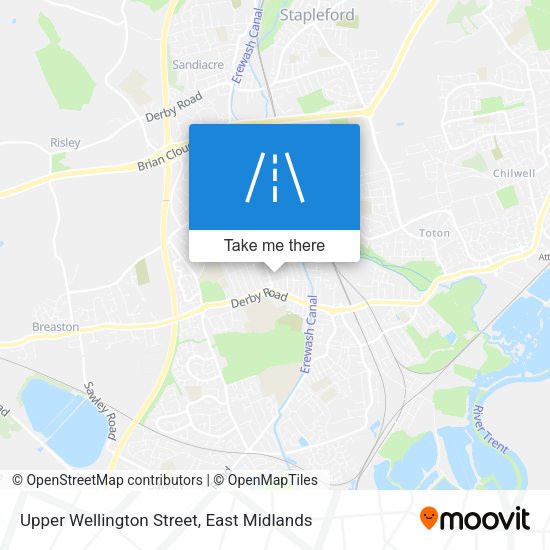 Upper Wellington Street map
