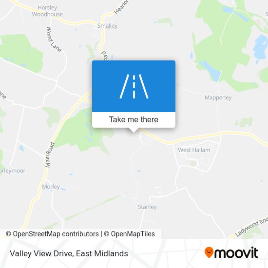 Valley View Drive map