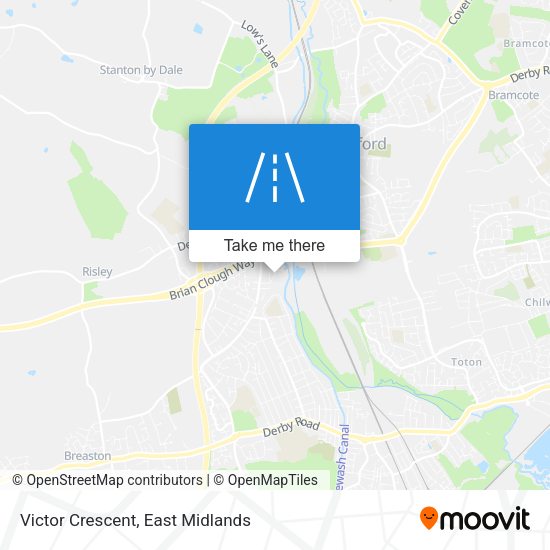 Victor Crescent map