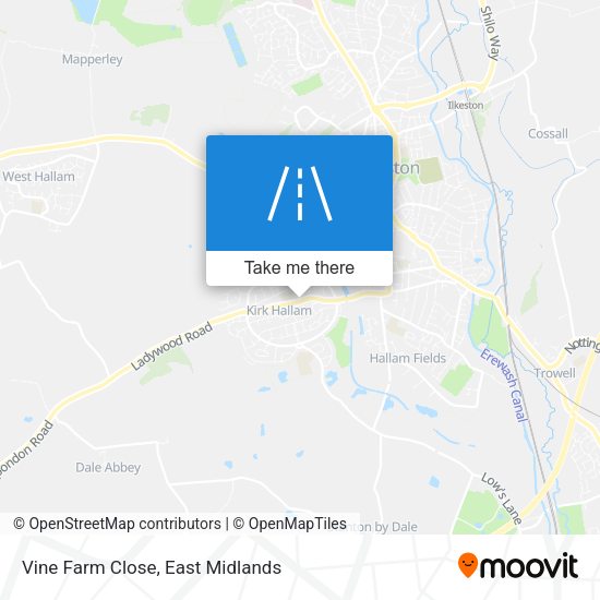 Vine Farm Close map
