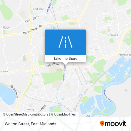 Walton Street map
