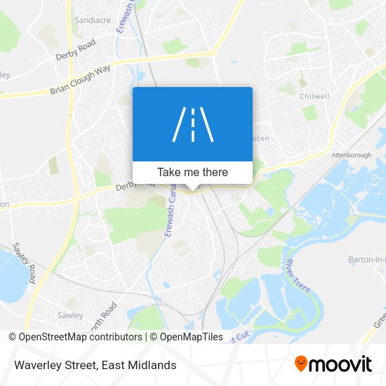 Waverley Street map