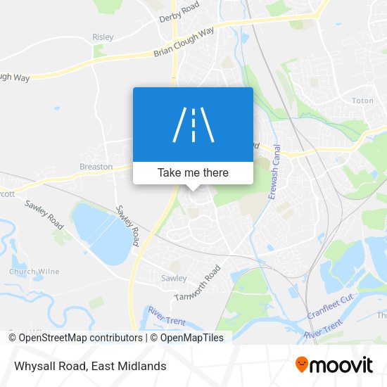 Whysall Road map