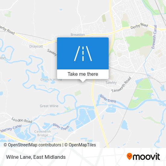 Wilne Lane map