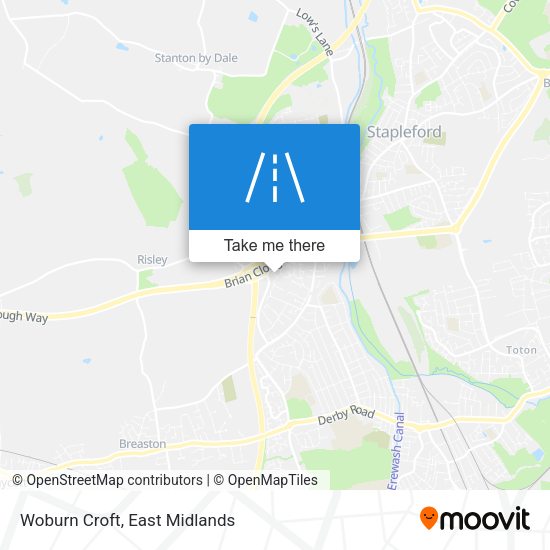 Woburn Croft map