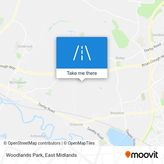 Woodlands Park map
