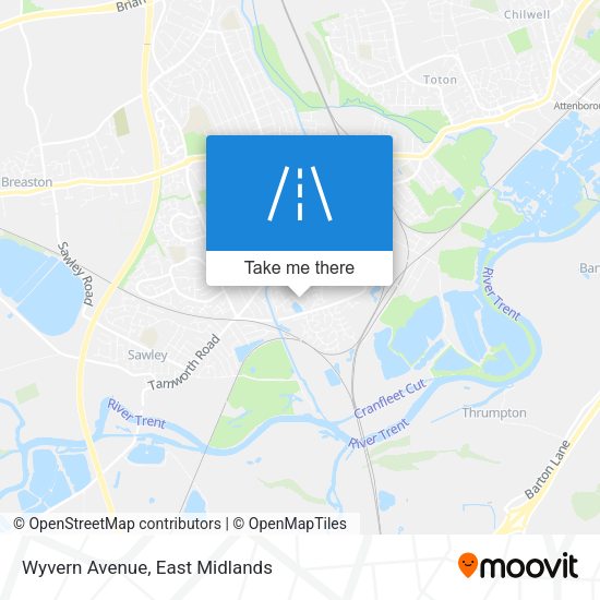 Wyvern Avenue map