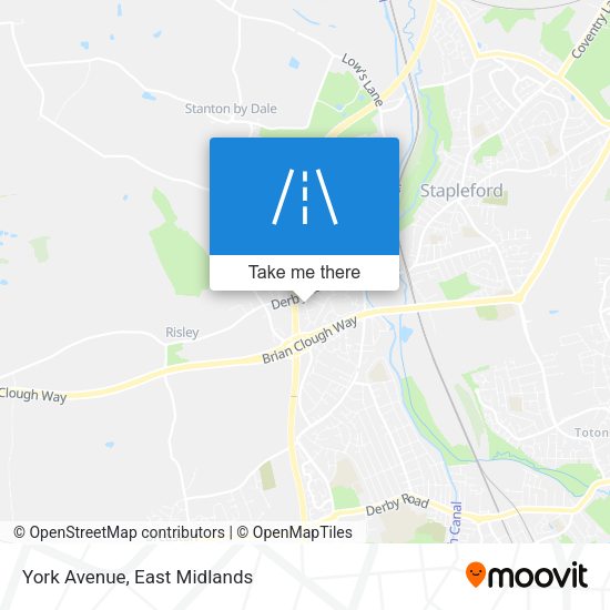 York Avenue map