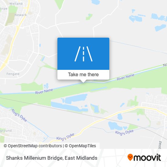 Shanks Millenium Bridge map