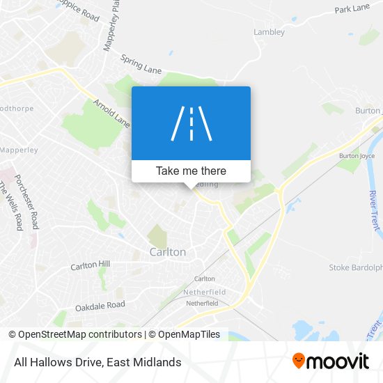 All Hallows Drive map