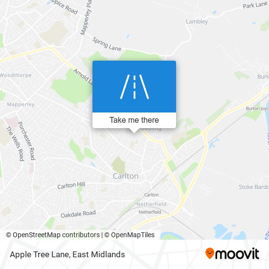 Apple Tree Lane map